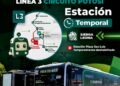 REDMETRO AJUSTA DESDE HOY EL RECORRIDO DE LA LÍNEA 3 POR OBRAS EN LA GLORIETA DE LA FAMILIA