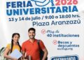 LA FERIA UNIVERSITARIA 2026 LLEGARÁ A PLAZA DE ARANZAZÚ CON MÁS DE 40 INSTITUCIONES.