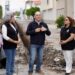 ENRIQUE GALINDO SUPERVISA OBRAS HIDROSANITARIAS EN DOS SECTORES DE LA CAPITAL.