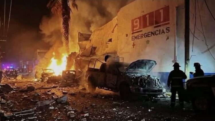 EXPLOSIÓN EN COMANDANCIA DE ZACATECAS DEJA SIETE PERSONAS HERIDAS; SUSPENDEN CLASES Y ACTIVIDADES