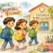ESTUDIANTES REGRESAN A LAS AULAS.