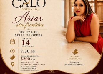 LA SOPRANO POTOSINA EMMA CALO LLEVARÁ LA MAGIA DE LA ÓPERA AL MUSEO DEL VIRREINATO