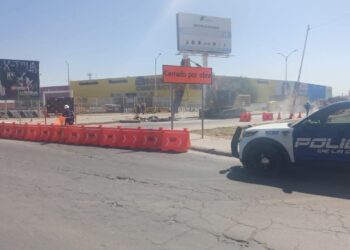 POLICÍA VIAL IMPLEMENTA DISPOSITIVO POR OBRAS EN EL BULEVAR JACOBO PAYÁN LATUFF