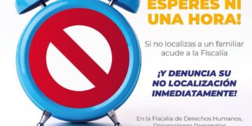 FISCALÍA POTOSINA PIDE REPORTAR DE INMEDIATO LA NO LOCALIZACIÓN DE PERSONAS