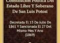 CONGRESO DE SLP PREPARA PROGRAMA ESPECIAL POR LOS 200 AÑOS DE LA CONSTITUCIÓN ESTATAL