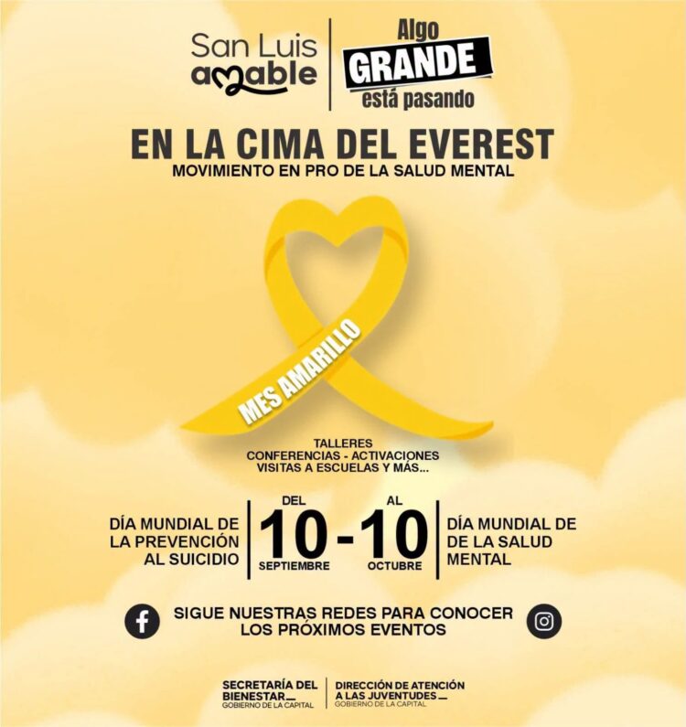 GOBIERNO MUNICIPAL Y DIRECCIÓN DE ATENCIÓN A LAS JUVENTUDES BRINDAN ORIENTACIÓN SOBRE SALUD MENTAL.