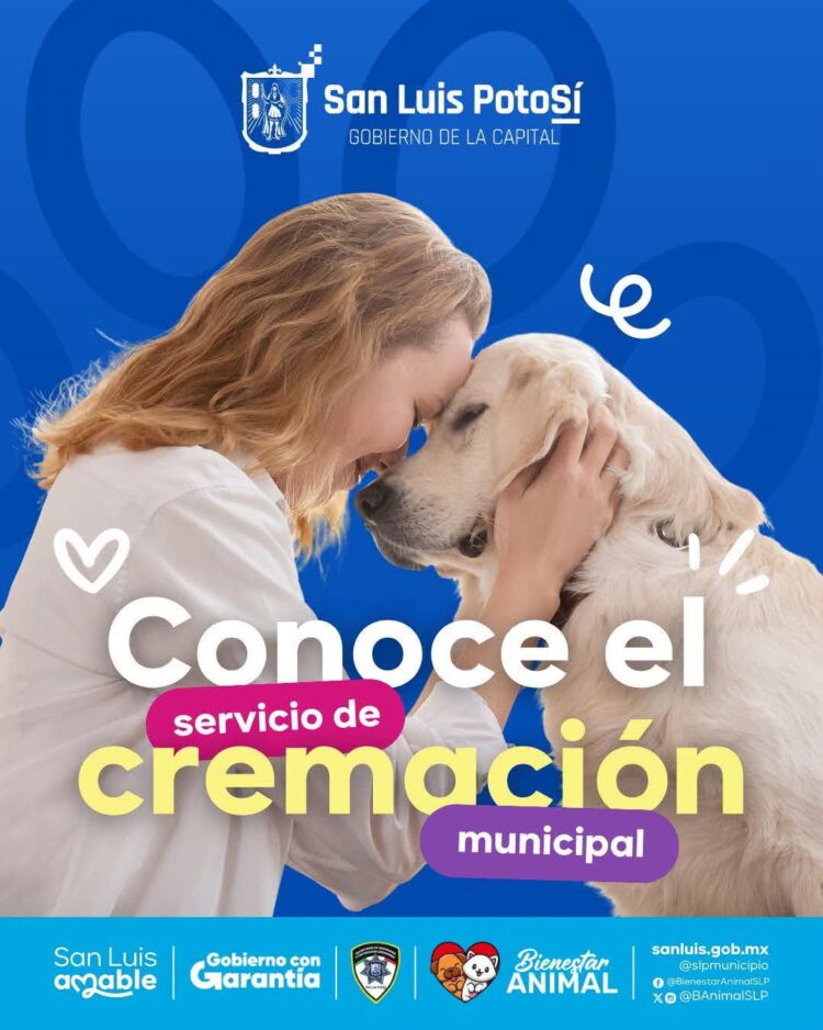 OFRECE GOBIERNO DE SAN LUIS CAPITAL SERVICIO DE CREMACIÓN PARA PERROS Y GATOS