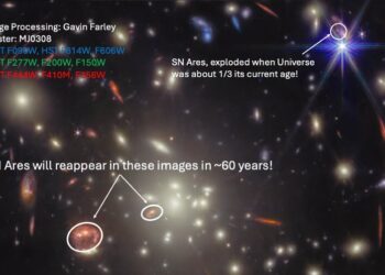 UNA ESTRELLA EXPLOTÓ HACE MILES DE MILLONES DE AÑOS Y SU LUZ VOLVERÁ A APARECER EN 70 AÑOS.