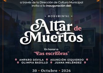 SAN LUIS CAPITAL HONRARÁ LA MEMORIA DE GRANDES ESCRITORAS CON MONUMENTAL ALTAR DE MUERTOS.
