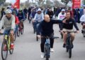 ENRIQUE GALINDO PONE A RODAR MÁS DE 400 BICICLETAS EN BENEFICIO DE LOS POTOSINOS.