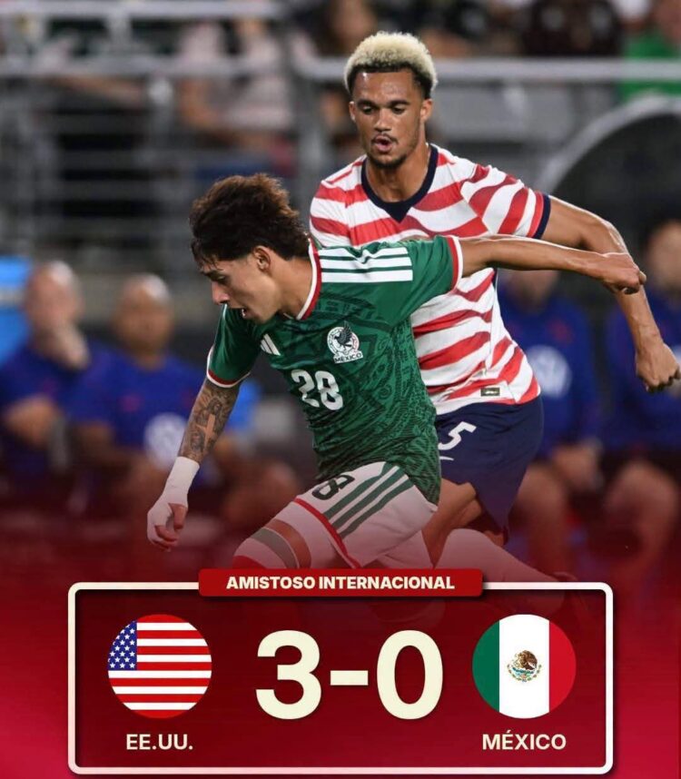 ESTADOS UNIDOS GOLEA 3-0 A MÉXICO EN EL “DUELO DEL DESIERTO”