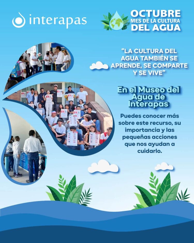INTERAPAS INVITA A VISITAR EL MUSEO DEL AGUA DURANTE OCTUBRE